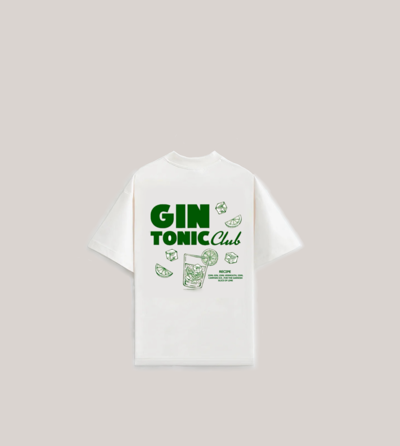 GIN TONIC LE VIDE TEE (OFF-WHITE)
