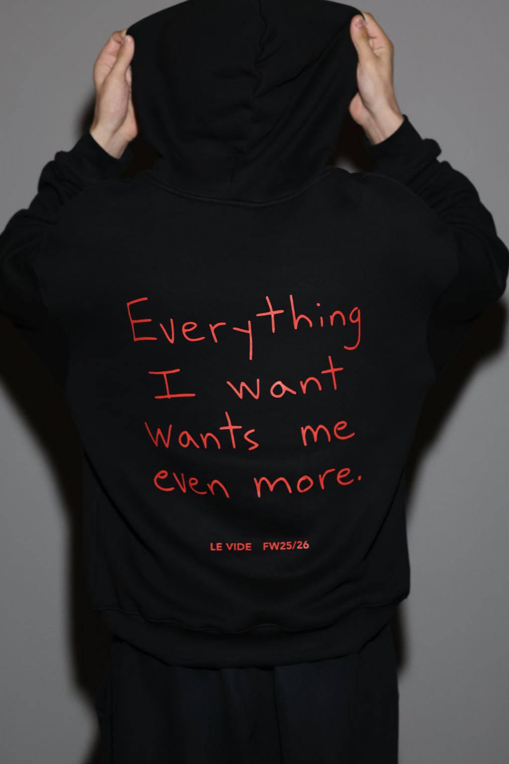 LE VIDE DESIRED HOODIE (BLACK)