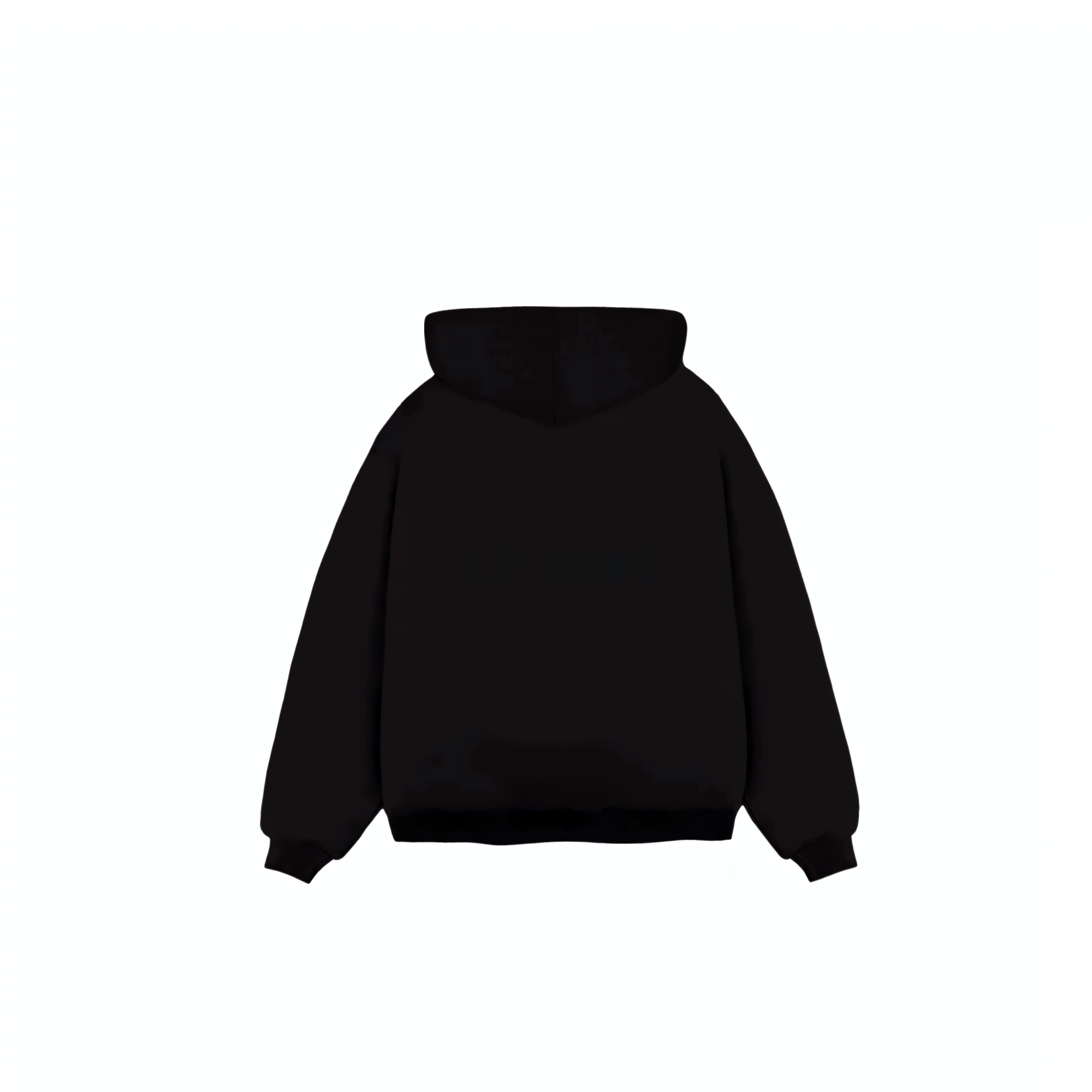 LE VIDE EMBROIDED HERITAGE HOODIE (BLACK)
