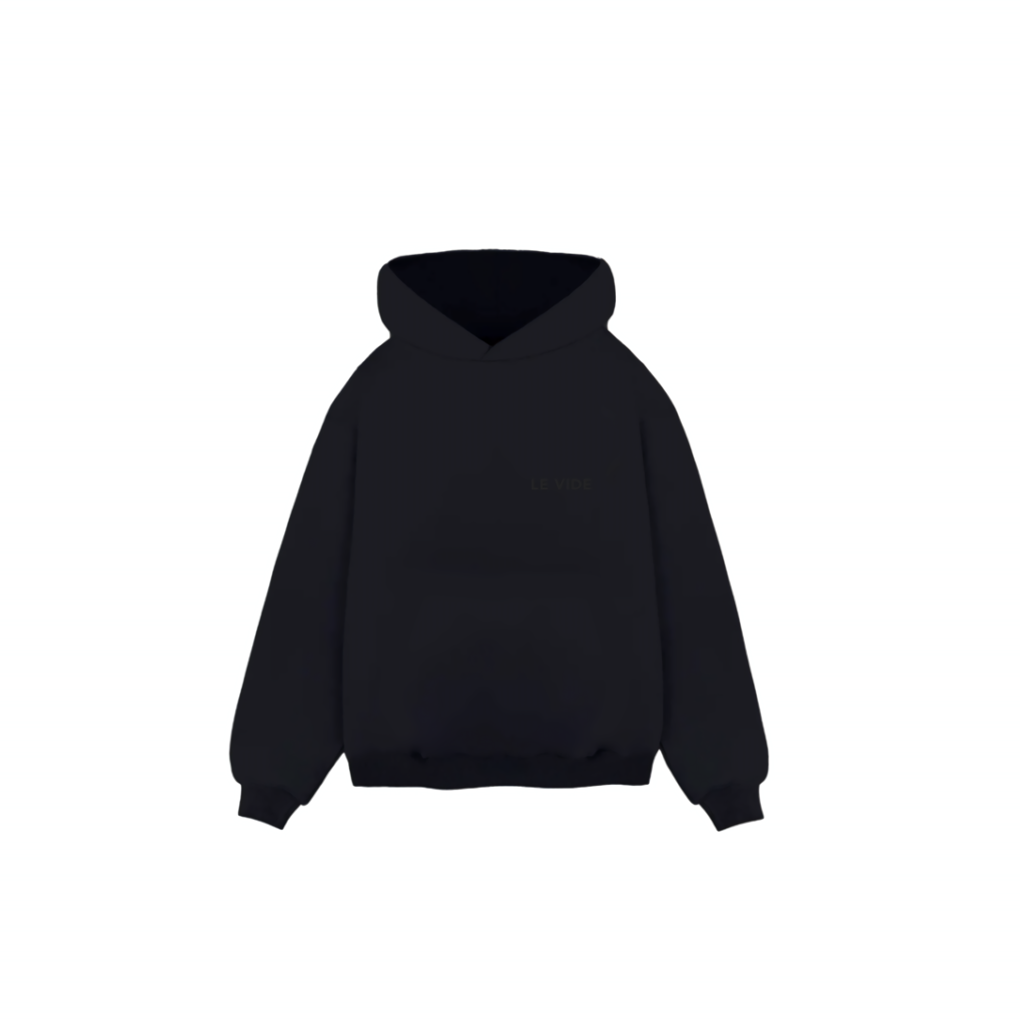 LE VIDE EMBROIDED HERITAGE HOODIE (BLACK)