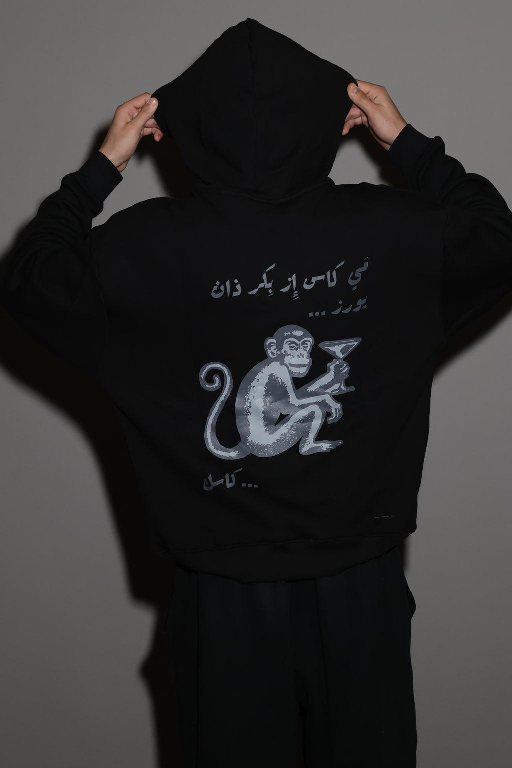 LE VIDE PRIMATE HOODIE (BLACK)