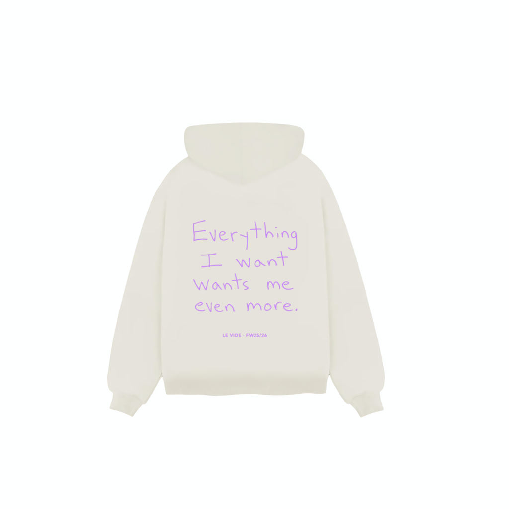 LE VIDE DESIRED HOODIE (WHITE)