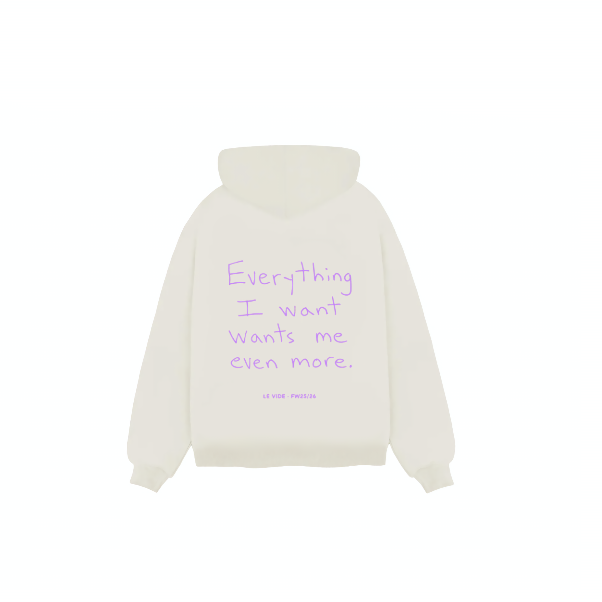LE VIDE DESIRED HOODIE (WHITE)
