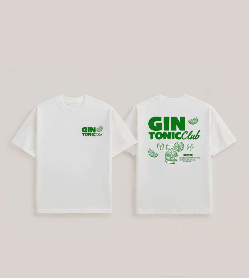 GIN TONIC LE VIDE TEE (OFF-WHITE)