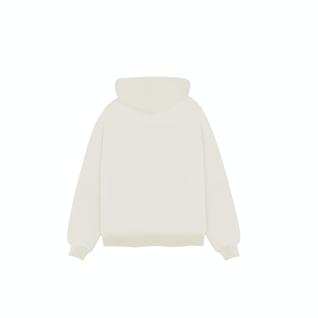 LE VIDE EMBROIDED HERITAGE HOODIE (WHITE)