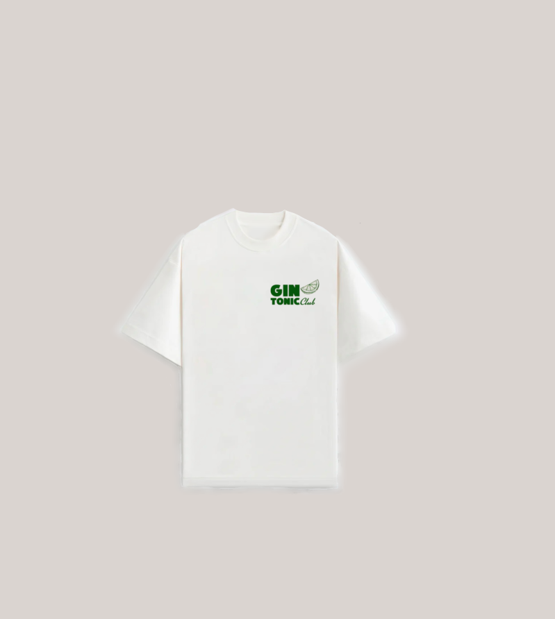 GIN TONIC LE VIDE TEE (OFF-WHITE)