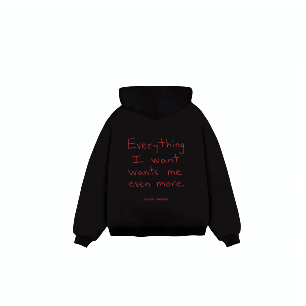 LE VIDE DESIRED HOODIE (BLACK)