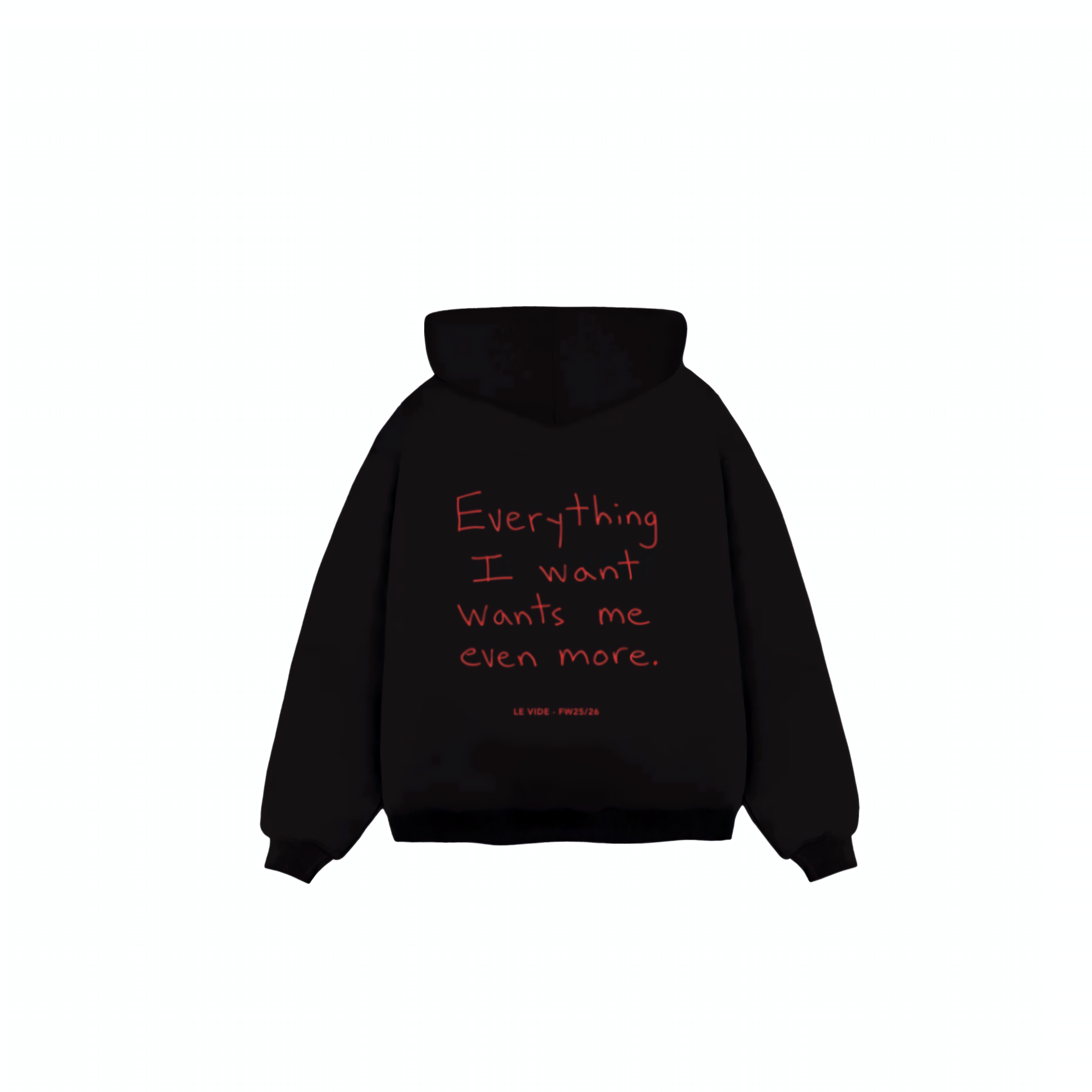 LE VIDE DESIRED HOODIE (BLACK)