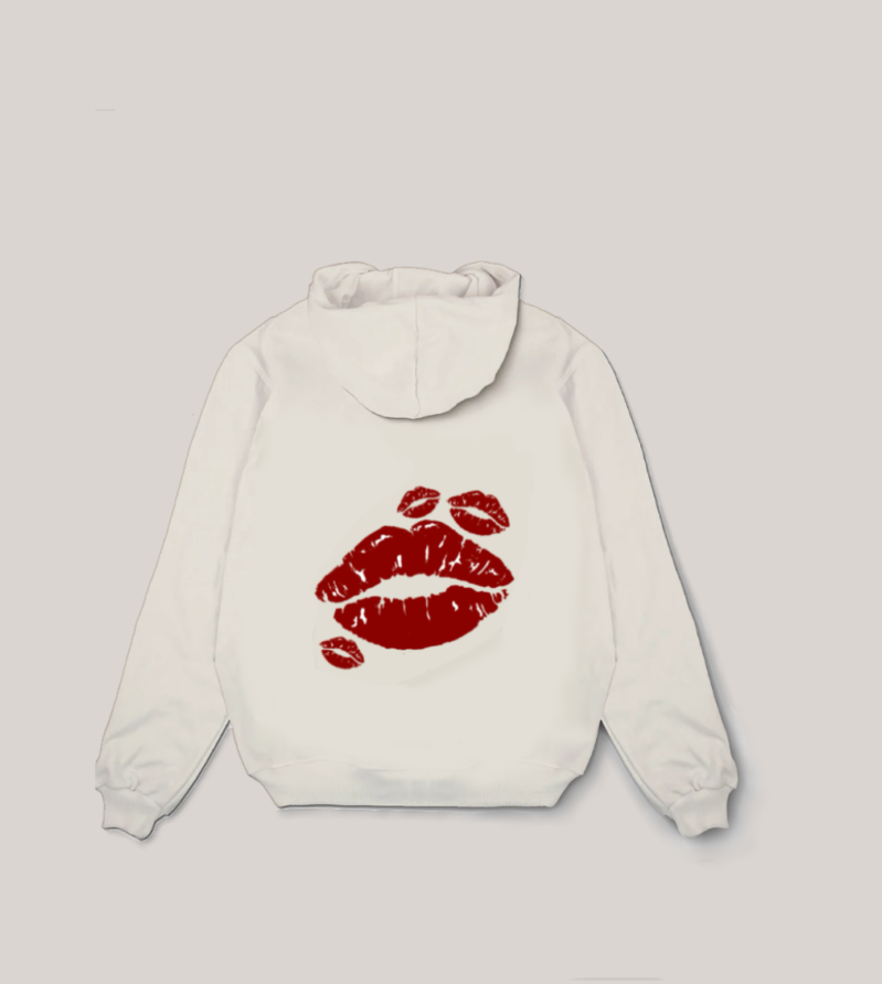 BISOUS LE VIDE HOODIE (OFF-WHITE)